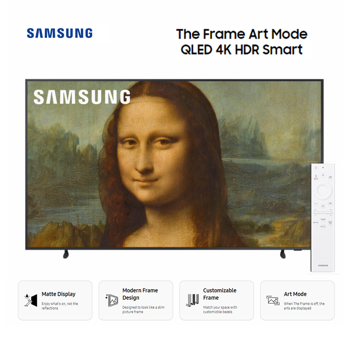 Samsung UHD 4K Smart TV The Frame with Bezel 65" - 65LS03B